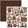 Ciao Bella Papercrafting The Chocolate Factory 12x12 Inch Paper Pad (CBPM100)