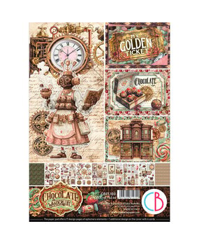 Ciao Bella Papercrafting The Chocolate Factory A4 Creative Pad (CBCL100)