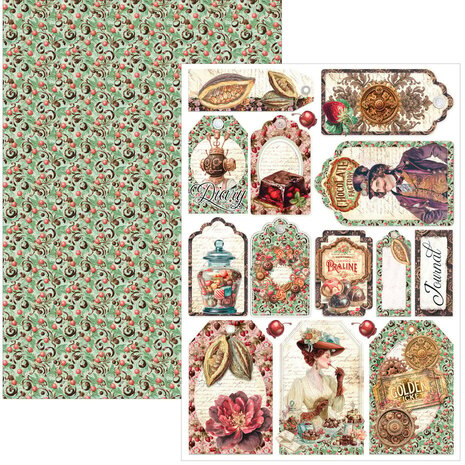 Ciao Bella Papercrafting The Chocolate Factory A4 Creative Pad (CBCL100)