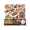 Ciao Bella Papercrafting The Chocolate Factory 6x6 Inch Paper Pad (CBQE100)