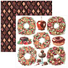 Ciao Bella Papercrafting The Chocolate Factory 6x6 Inch Paper Pad (CBQE100)