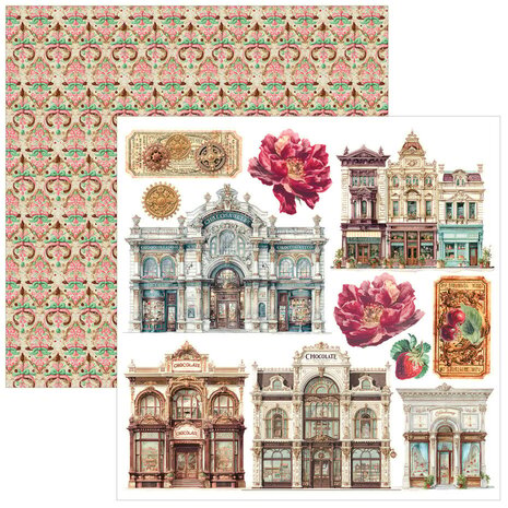 Ciao Bella Papercrafting The Chocolate Factory 6x6 Inch Paper Pad (CBQE100)