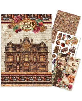 Ciao Bella Papercrafting The Chocolate Factory A4 Mixed Rice Papers (CBRA016)