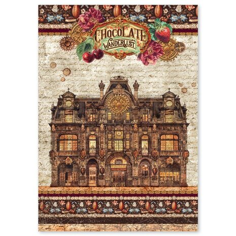 Ciao Bella Papercrafting The Chocolate Factory A4 Mixed Rice Papers (CBRA016)