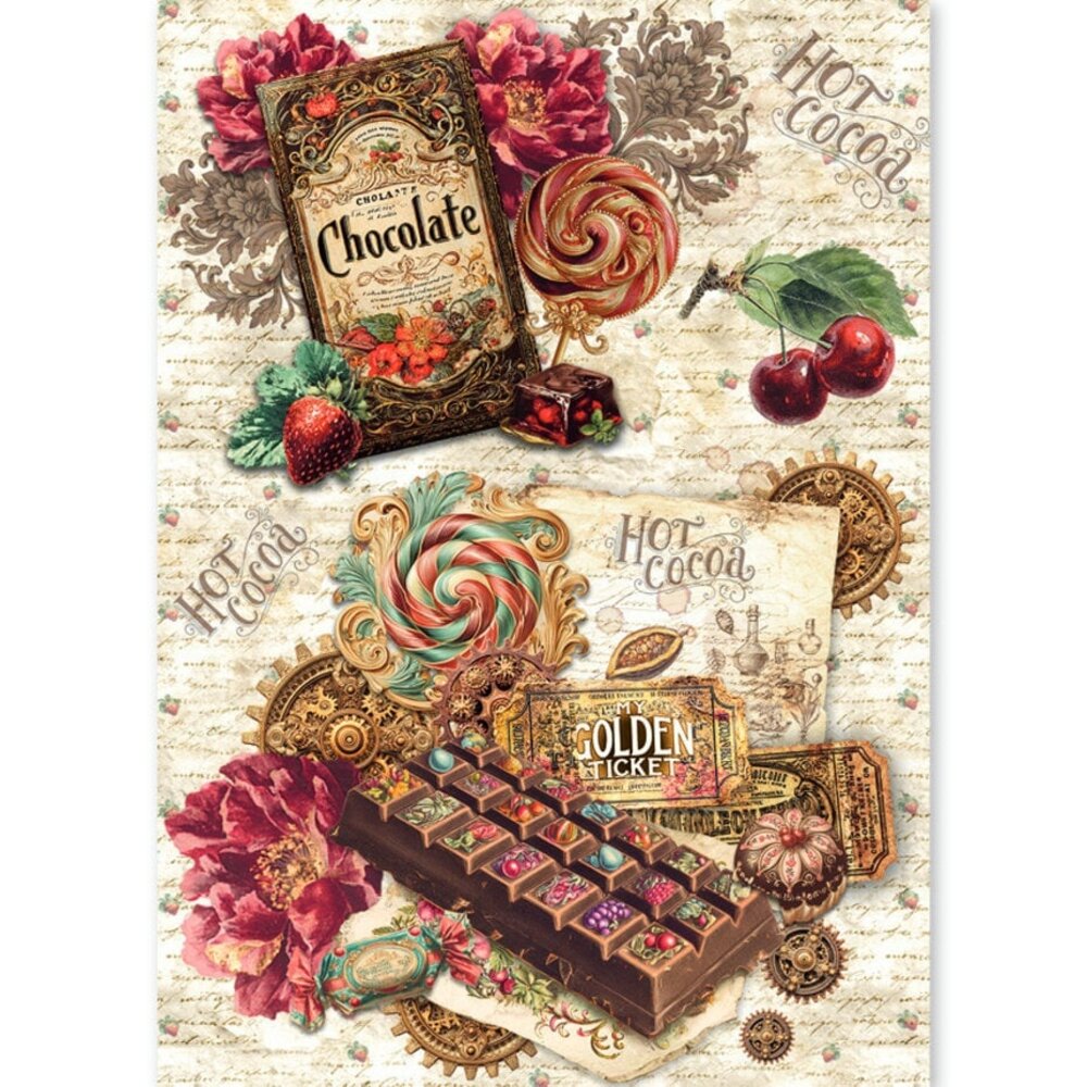Ciao Bella Papercrafting The Chocolate Factory A5 Mixed Rice Papers (CBRS047)