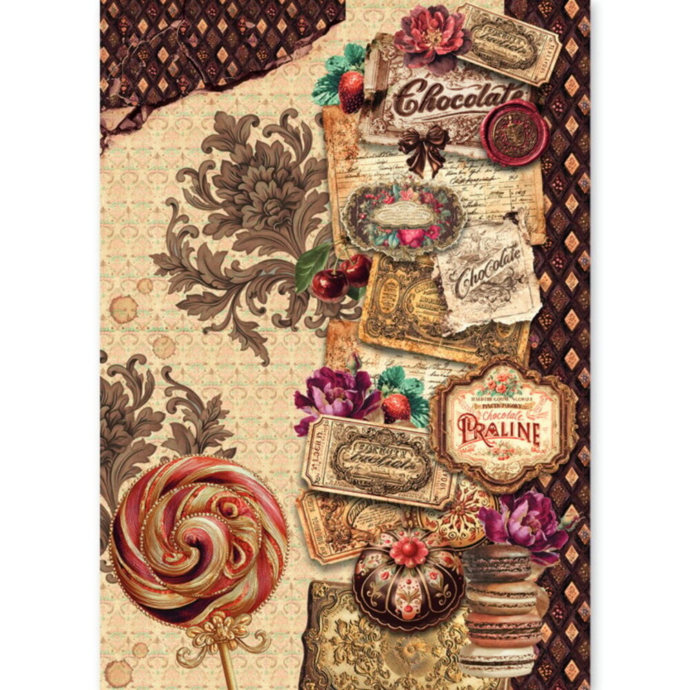 Ciao Bella Papercrafting The Chocolate Factory A5 Mixed Rice Papers (CBRS047)