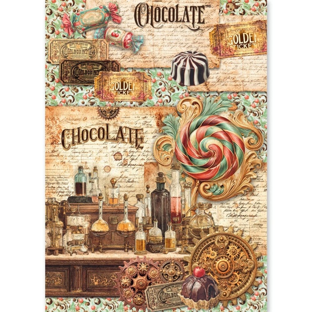 Ciao Bella Papercrafting The Chocolate Factory A5 Mixed Rice Papers (CBRS047)