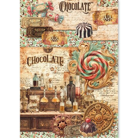 Ciao Bella Papercrafting The Chocolate Factory A5 Mixed Rice Papers (CBRS047)