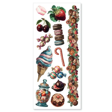 Ciao Bella Papercrafting The Chocolate Factory Art Stickers (CBI019)