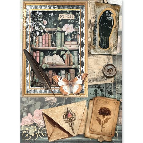 Ciao Bella Papercrafting The Witch's Grimoire A5 Mixed Rice Papers (CBRS048)