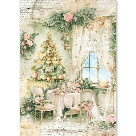 Ciao Bella Papercrafting Golden Winter A5 Mixed Rice Papers (CBRS051)