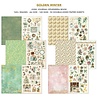 Ciao Bella Papercrafting Golden Winter A4 Junk Journal Ephemera Book (CBB032)