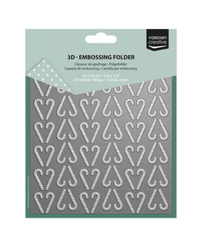 Vaessen Creative 3D Embossing Folder Zuurstokken (3625-0601)
