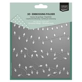 Vaessen Creative 3D Embossing Folder Kerstlampjes (3625-0602)