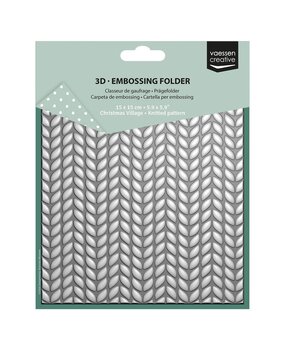 Vaessen Creative 3D Embossing Folder Gebreid Patroon (3625-0603)