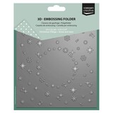 Vaessen Creative 3D Embossing Folder Sneeuw & Sterren (3625-0604)