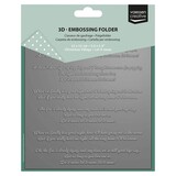 Vaessen Creative 3D Embossing Folder Let it Snow (3625-0606)