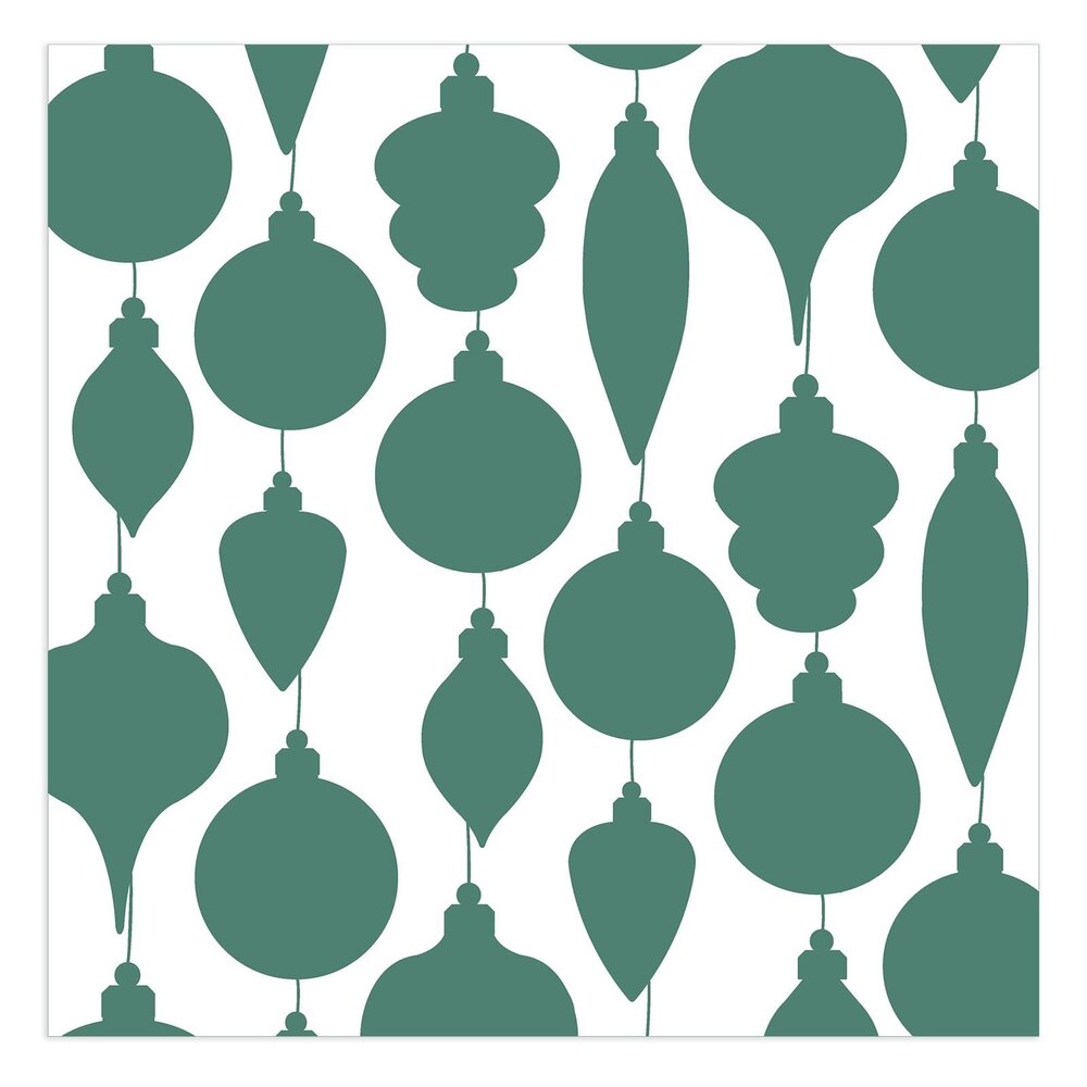 Vaessen Creative 3D Embossing Folder & Stencil Kerstballen (3625-0607)