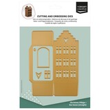 Vaessen Creative Snijmal 3D Huisje met Trapgevel (3625-0609)