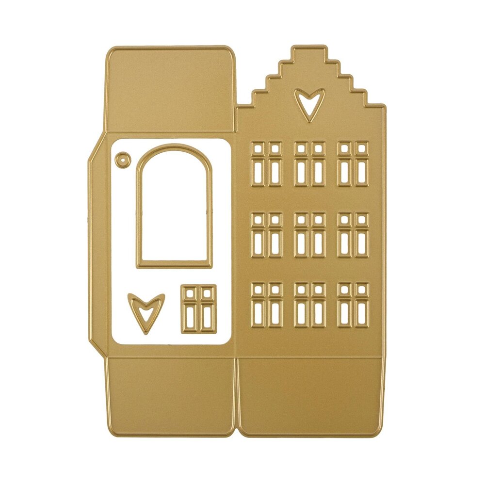 Vaessen Creative Snijmal 3D Huisje met Trapgevel (3625-0609)