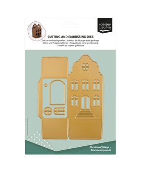 Vaessen Creative Snijmal 3D Huisje met Klokgevel (3625-0610)