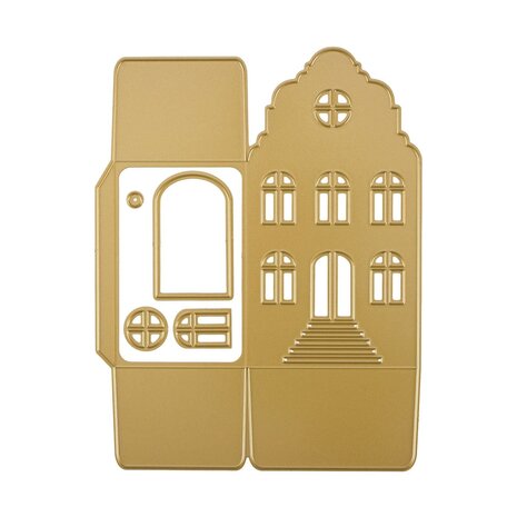 Vaessen Creative Snijmal 3D Huisje met Klokgevel (3625-0610)
