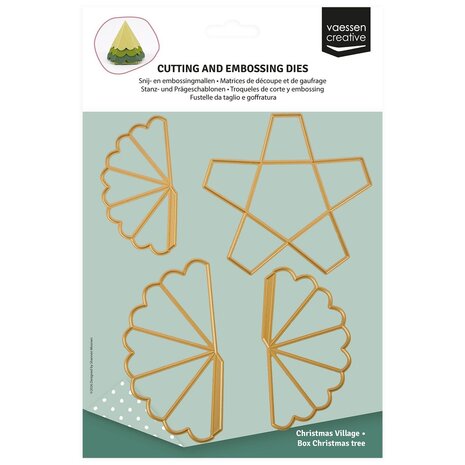 Vaessen Creative Snijmal 3D Kerstboom (3625-0611)