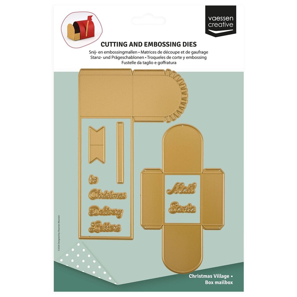 Vaessen Creative Snijmal 3D Brievenbus (3625-0612)