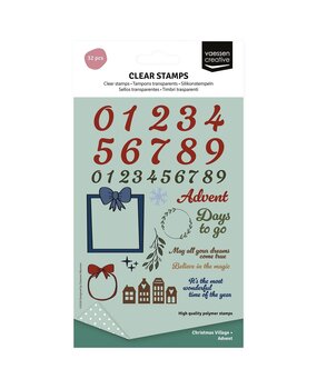 Vaessen Creative A6 Clear Stamp Set Advent (3625-0614)