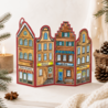 Vaessen Creative A5 Clear Stamp Set DIY Trapgevelhuisjes (3625-0615)