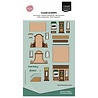 Vaessen Creative A5 Clear Stamp Set DIY Klokgevelhuisjes (3625-0616)