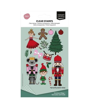 Vaessen Creative A6 Clear Stamp Set Notenkraker & Vrienden (3625-0618)