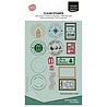 Vaessen Creative A6 Clear Stamp Set Kerst Postzegels (3625-0619) Vaessen Creative A6 Clear Stamp Set Kerst Postzegels (3625-0619)