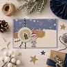 Vaessen Creative A6 Clear Stamp Set Kerst Postzegels (3625-0619) Vaessen Creative A6 Clear Stamp Set Kerst Postzegels (3625-0619)