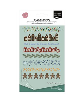Vaessen Creative A6 Clear Stamp Set Decoratieve Randen (3625-0620) Vaessen Creative A6 Clear Stamp Set Decoratieve Randen (3625-0620)