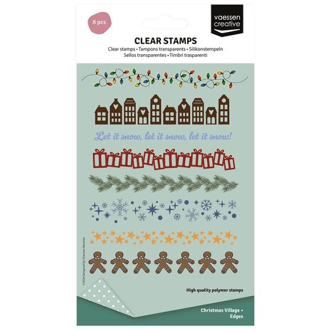 Vaessen Creative A6 Clear Stamp Set Decoratieve Randen (3625-0620) Vaessen Creative A6 Clear Stamp Set Decoratieve Randen (3625-0620)