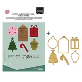 Vaessen Creative Stamp & Dies Cadeaulabels Kerst (3625-0621)
