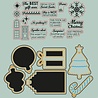 Vaessen Creative Stamp & Dies Cadeaulabels Kerst (3625-0621)