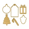Vaessen Creative Stamp & Dies Cadeaulabels Kerst (3625-0621)