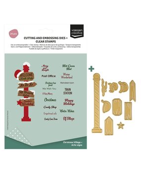 Vaessen Creative Stamp & Dies Noordpool Wegwijzers (3625-0622)