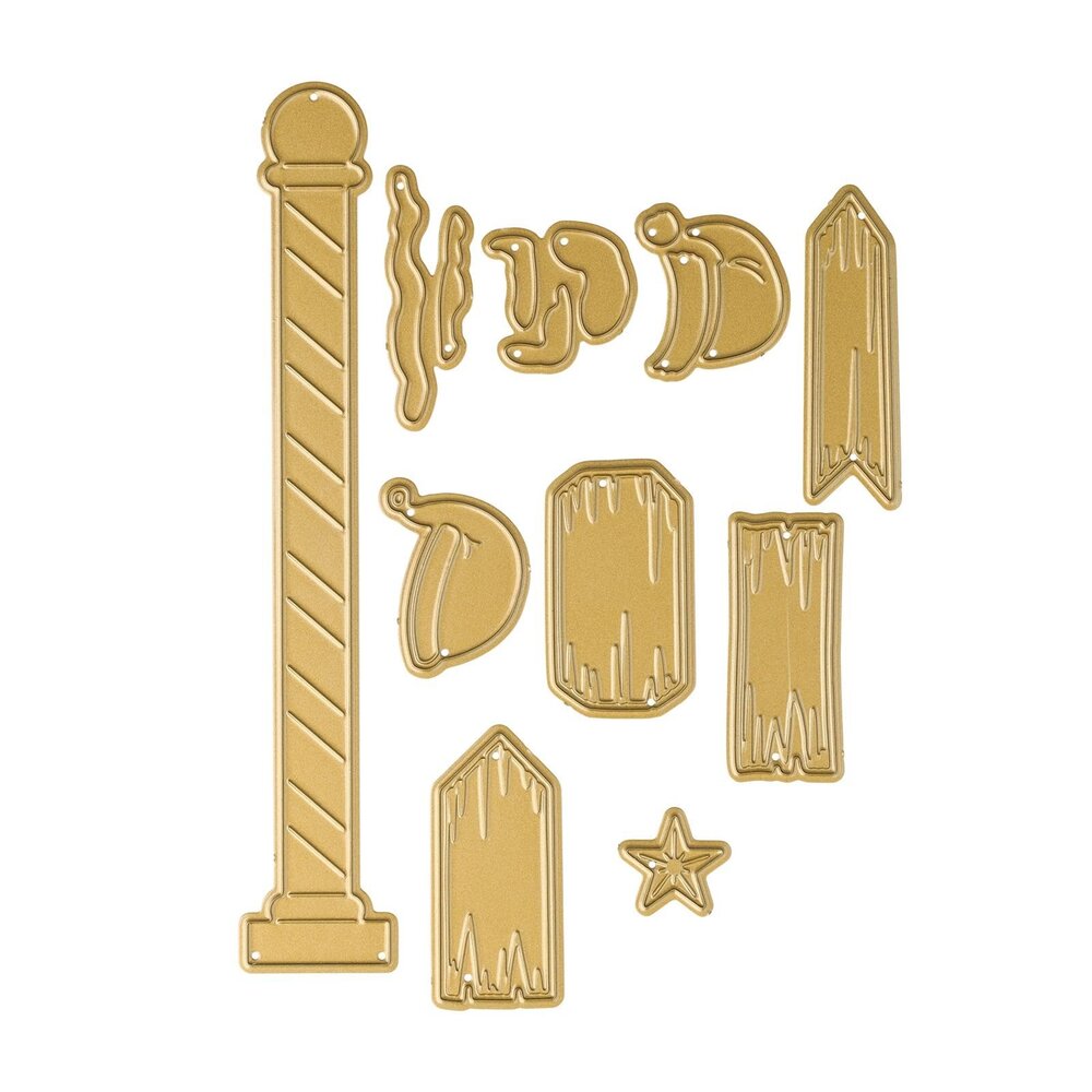 Vaessen Creative Stamp & Dies Noordpool Wegwijzers (3625-0622)