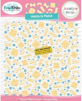 Carlijn Design Stencils Hasta la Pasta (3pcs) (CDJD-0088)