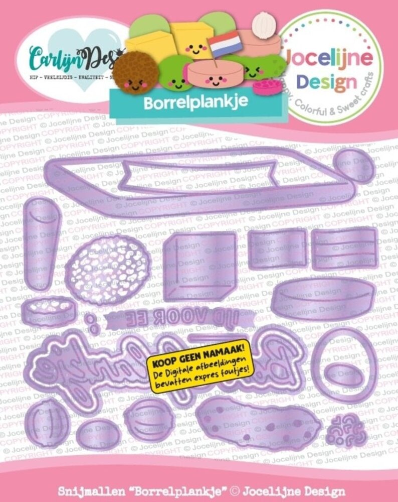 Carlijn Design Snijmallen Borrelplankje (CDJD-0090)