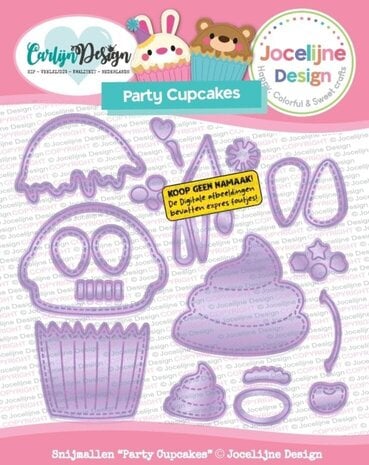 Carlijn Design Snijmallen Party Cupcakes (CDJD-0091)