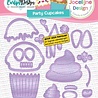 Carlijn Design Snijmallen Party Cupcakes (CDJD-0091)