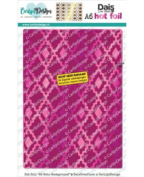 Carlijn Design Hot Foil A6 Boho Background (CDHF-0093)