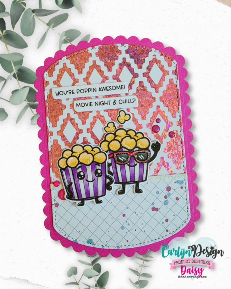 Carlijn Design Hot Foil A6 Boho Background (CDHF-0093)