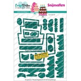 Carlijn Design Snijmallen Verjaardagstaart XL (CDSN-0214)