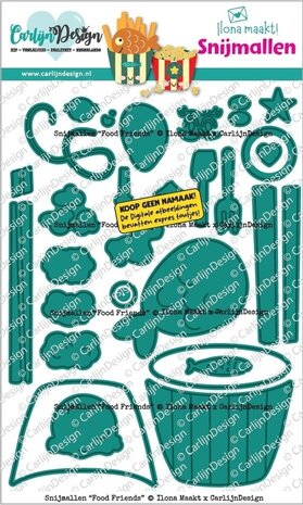 Carlijn Design Snijmallen Food Friends (CDSN-0390)
