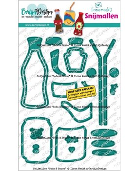 Carlijn Design Snijmallen Soda & Sauce (CDSN-0392)